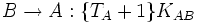 B \rightarrow A: \{T_A + 1\}K_{AB}