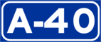 Autovía A-40 shield}}