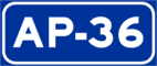 Autopista AP-36 shield}}