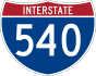 Interstate 540 marker
