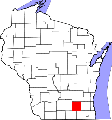 State map highlighting Jefferson County