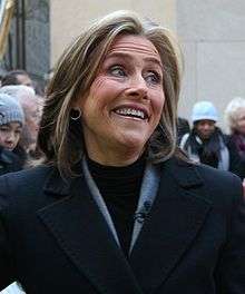 Photo of Meredith Vieira in NYC, 2009.
